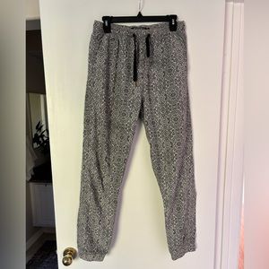 EZEKIEL pants / joggers - grey paisley print - medium